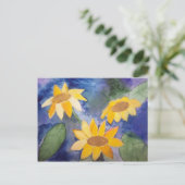 ザヒマワリ ポストカード (スタンド正面)