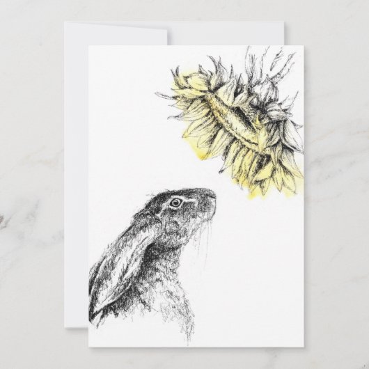 ザヒマワリ 招待状 (正面)