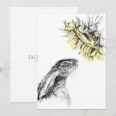 ザヒマワリ 招待状 (正面/裏面)