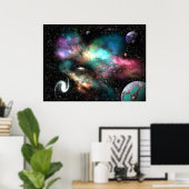 ザヒューマノイド星雲 ポスター (ホームオフィス)