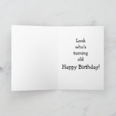 ザヒルおもしろい誕生日カード カード (内部)