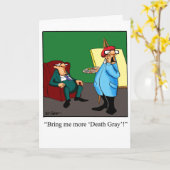 ザヒルおもしろい誕生日カード カード (黄色い花)