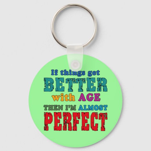 ザヒル誕生日ユーモア キーホルダー (正面)