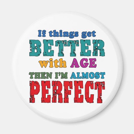 ザヒル誕生日ユーモア マグネット (正面)