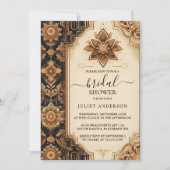 ザヒンディヘナメンディインディアンスタイルブライダルシャワー 招待状 (正面)