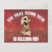 ザヒートダウンヘールウィーン溶融スカル シーズンポストカード (正面)