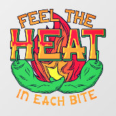 ザヒート感じグリーンチリペッパーズレストラン ウィンドウサイン (シート)