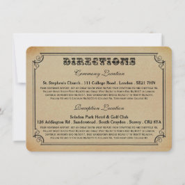 ザビクトリアンステームパンク結婚コレクション 招待状