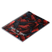 ザビジ書オCinnabar抽象芸術 ノートブック (左側)