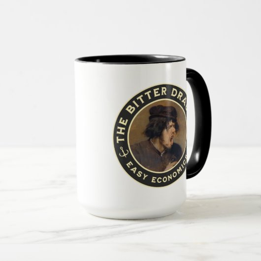 ザビター荷車を引くマーチ マグカップ (正面右)