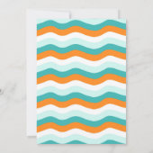 ザビックワンサーフアップサーフサーフサーフサーフサンバースデー招待状 招待状 (裏面)