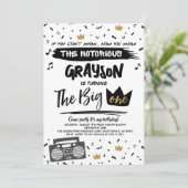 ザビックワンナッショーン誕生日招待状 招待状 (スタンド正面)