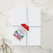 ザビッグカラフルワン魚釣りテーマ1歳 ギフトタグ (より糸付き)