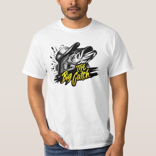ザビッグキャッチ – メンズティー Tシャツ (正面)