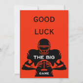 ザビッグゲームフットボールハウスパーティー 招待状 (裏面)