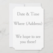 ザビッグチーズバースデーパーティ招待状 招待状 (裏面)