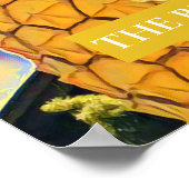 ザビッグパイナップルクイーンズランド旅行プリント ポスター (角)