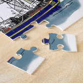 ザビッグブルー – トールシップ ジグソーパズル (側面)