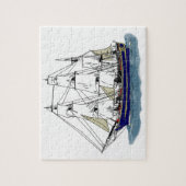 ザビッグブルー – トールシップ ジグソーパズル (縦)