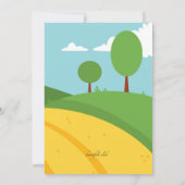 ザビッグレッドバーン誕生日 招待状 (裏面)