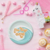 ザビッグワンウェーブビーチ誕生日紙プレート ペーパープレート (パーティー)