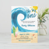 ザビッグワンサーファーファーファーファーファースト誕生日 招待状 (スタンド正面)