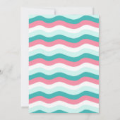 ザビッグワンサーフズアップサーフ誕生日招待状 招待状 (裏面)