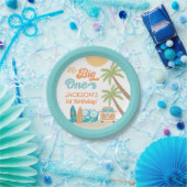 ザビッグワンサーフズアップバースデーパーティー紙プレート ペーパープレート (パーティー)