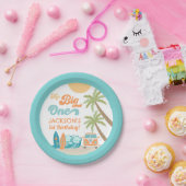 ザビッグワンサーフズアップバースデーパーティー紙プレート ペーパープレート (パーティー)