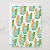 ザビッグワンサーフビーチファースト誕生日 招待状 (裏面)