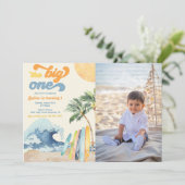 ザビッグワンサーフビーチ第1バースデーフォト 招待状 (スタンド正面)