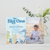 ザビッグワンサーフビーチ第1バースデーフォト 招待状 (スタンド正面)