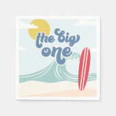 ザビッグワンサーフビーチ1st誕生日 スタンダードカクテルナプキン (正面)