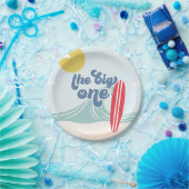 ザビッグワンサーフビーチ1st誕生日 ペーパープレート (パーティー)