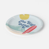 ザビッグワンサーフビーチ1st誕生日 ペーパープレート (アングル)