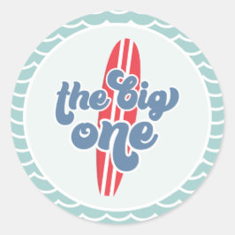 ザビッグワンサーフビーチ1st誕生日 ラウンドシール