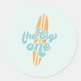 ザビッグワンサーフビーチ1st誕生日 ラウンドシール