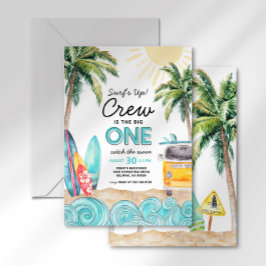ザビッグワンサーフ誕生日招待状 招待状