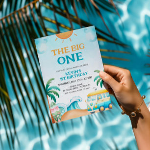 ザビッグワンサーフ誕生日 招待状