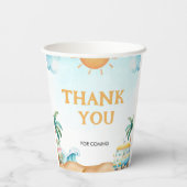 ザビッグワンサーフ誕生日 紙コップ (裏面)