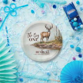 ザビッグワンディアファースト狩り1歳 ペーパープレート (パーティー)