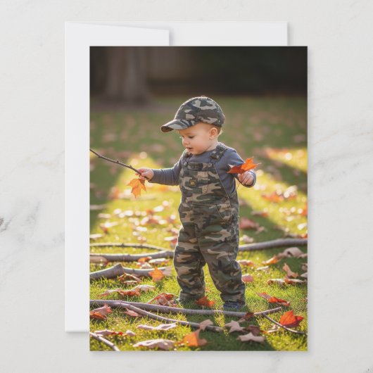 ザビッグワンディアファースト狩り1歳 招待状 (裏面)