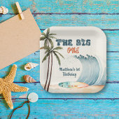 ザビッグワントロピカルサーフバースデーパーティー ペーパープレート