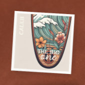 ザビッグワンハワイアンサーフファースト誕生日 スタンダードカクテルナプキン