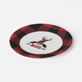 ザビッグワンバースデーパーティールラウンド紙プレート ペーパープレート (アングル)