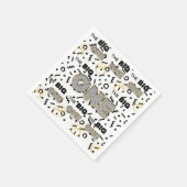 ザビッグワンヒップホップ誕生日ナプキン スタンダードカクテルナプキン (角)