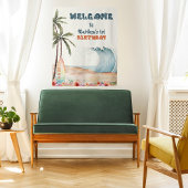 ザビッグワンビーチサーフバースデーパーティー タペストリー