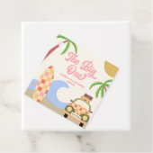 ザビッグワンビーチサーフピンク1st誕生日パーティー フェイバータグ (インサイチュ)