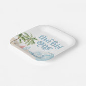 ザビッグワンビーチサーフ1st誕生日 ペーパープレート (傾斜あり)