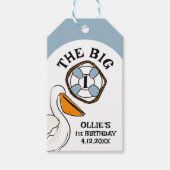 ザビッグワンビーチファースト誕生日 ギフトタグ (正面)